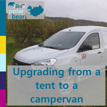 Upgrading from a tent to a campervan | iamapolarbear.com