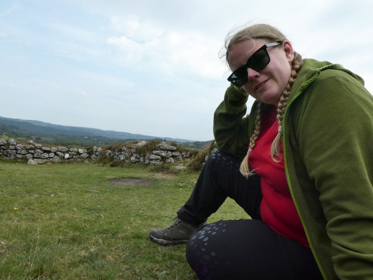 Lunch in the Hound Tor abandoned medieval village.