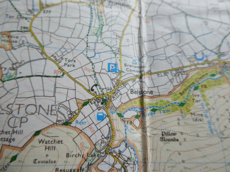 A car park on Dartmoor