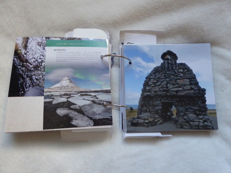 Inside my Iceland scrapbook