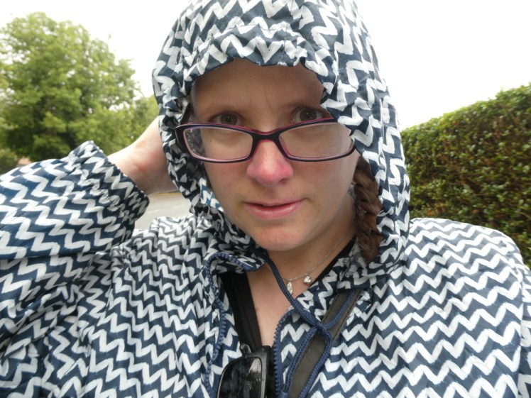 Daily walk selfie in a Primark raincoat