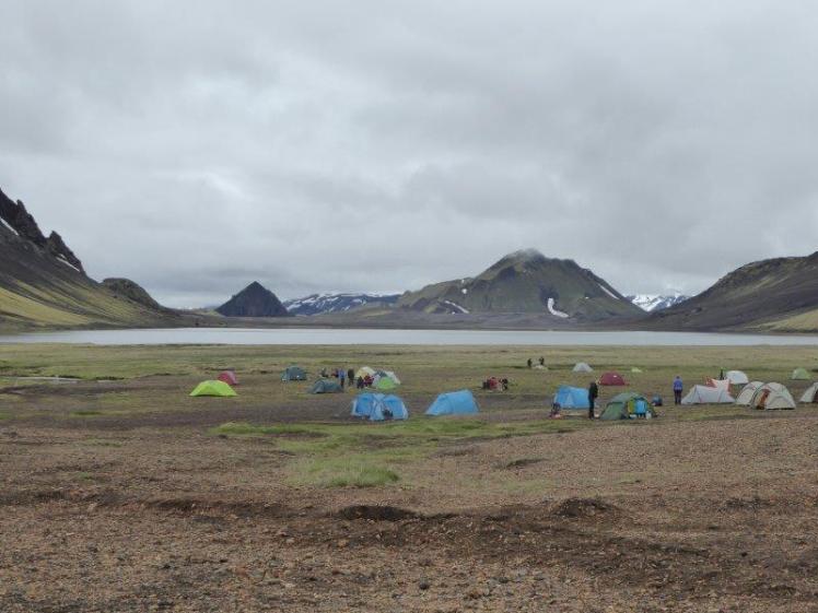 Campsite at Alftavatn