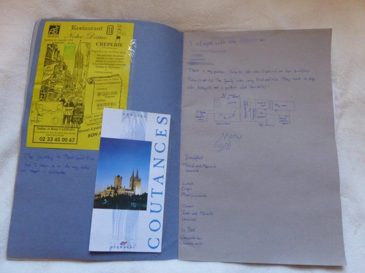 French exchange 98 Coutances & French family pages