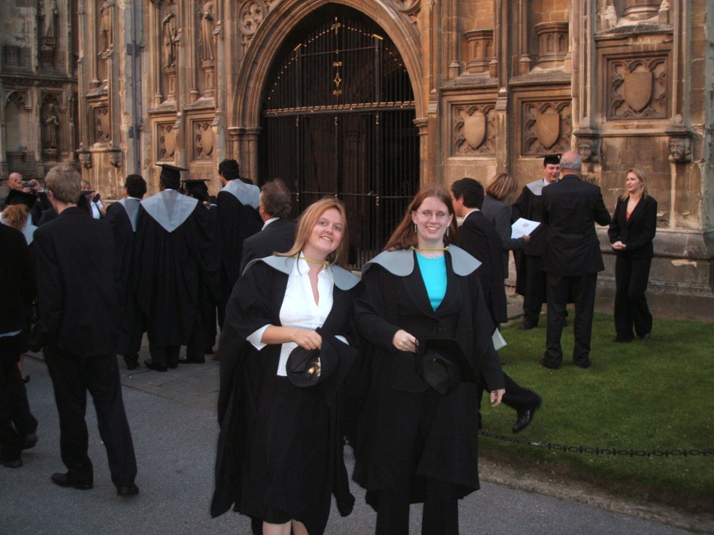 Me and Jemma (from my year abroad) at our graduation