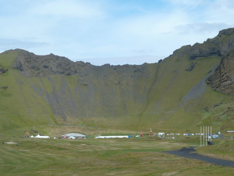 Heimaey's natural ampitheatre