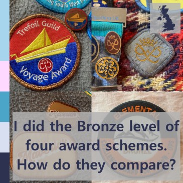 I did the Bronze level of four award schemes. How do they compare? | iamapolarbear.com