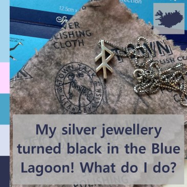 My silver jewellery turned black in the Blue Lagoon! What do I do? | iamapolarbear.com