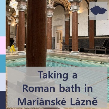 Taking a Roman bath in Mariánské Lázně | iamapolarbear.com
