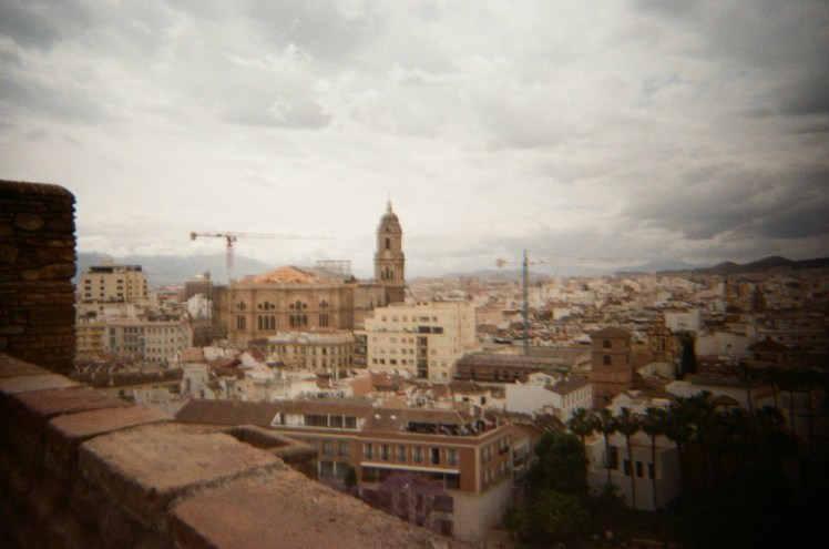 A last view from the Alcazaba, this time looking north over the city. This is where we stopped for a very late lunch.