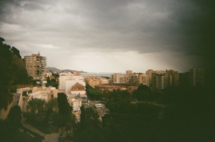A view from the east of the Alcazaba over Malaga's rooftops.